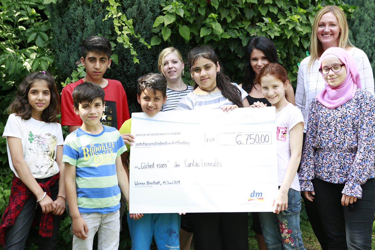 Die Lerncafé Kids erfahren bei den Gscheit essen-Workshops mehr zu gesunder Ernährung.