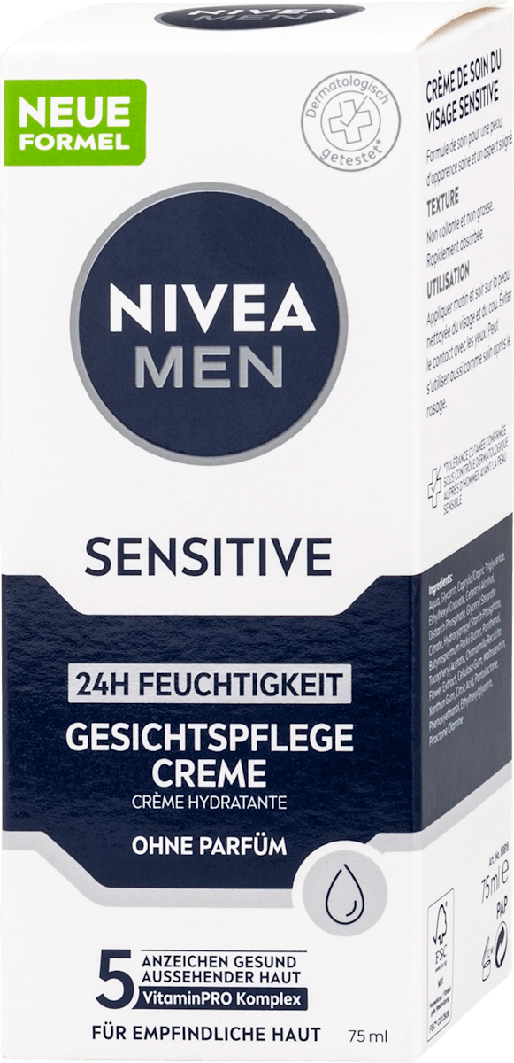 Freisteller NIVEA MEN Sensitive Gesichtspflege Creme