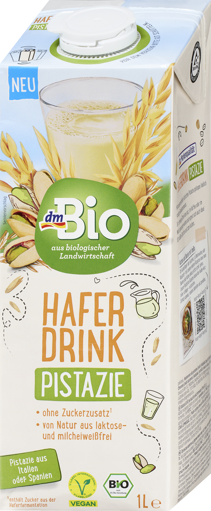 Freisteller dmBio Haferdrink Pistazie