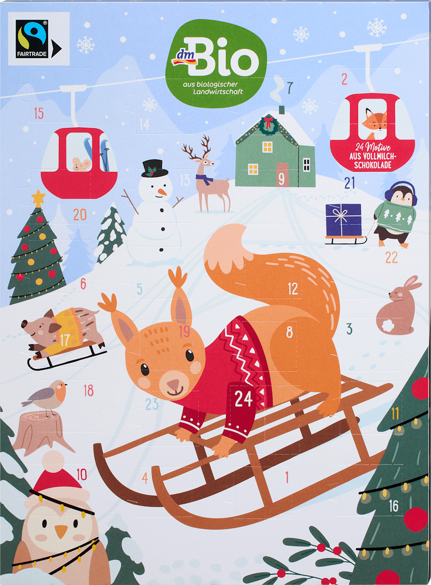 dm Freisteller 04 dmBio Schoko Adventskalender