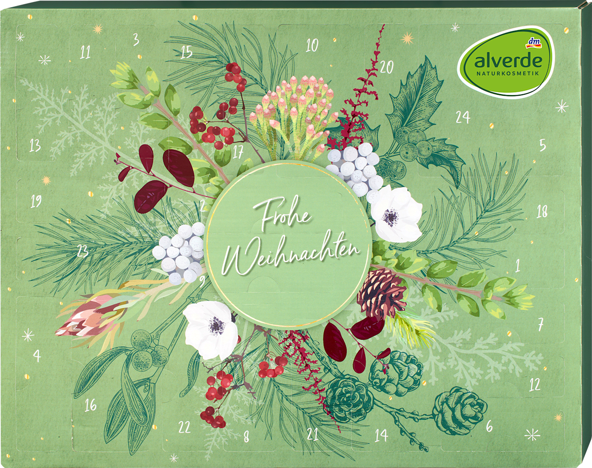 dm Freisteller 09 alverde NATURKOSMETIK Adventskalender